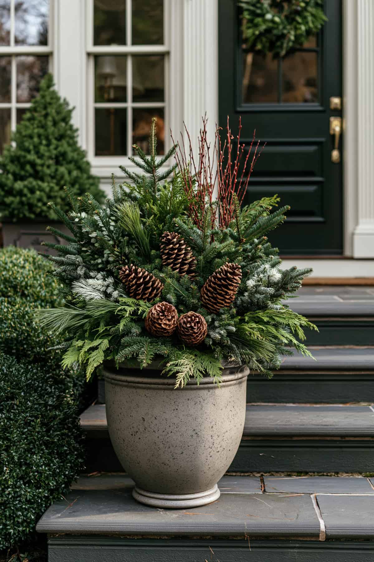 Cheap Plastic Urn Upgraded With Greenery