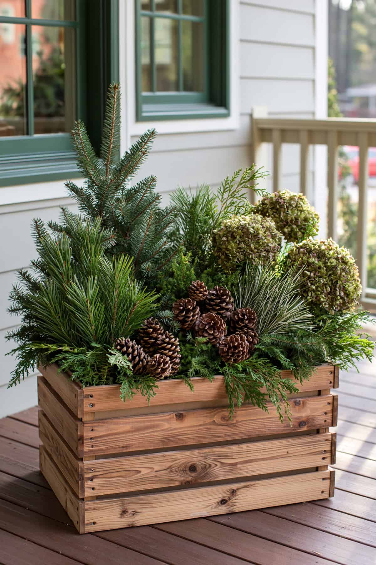 Reused Shipping Box Wooden Sleeve Planter