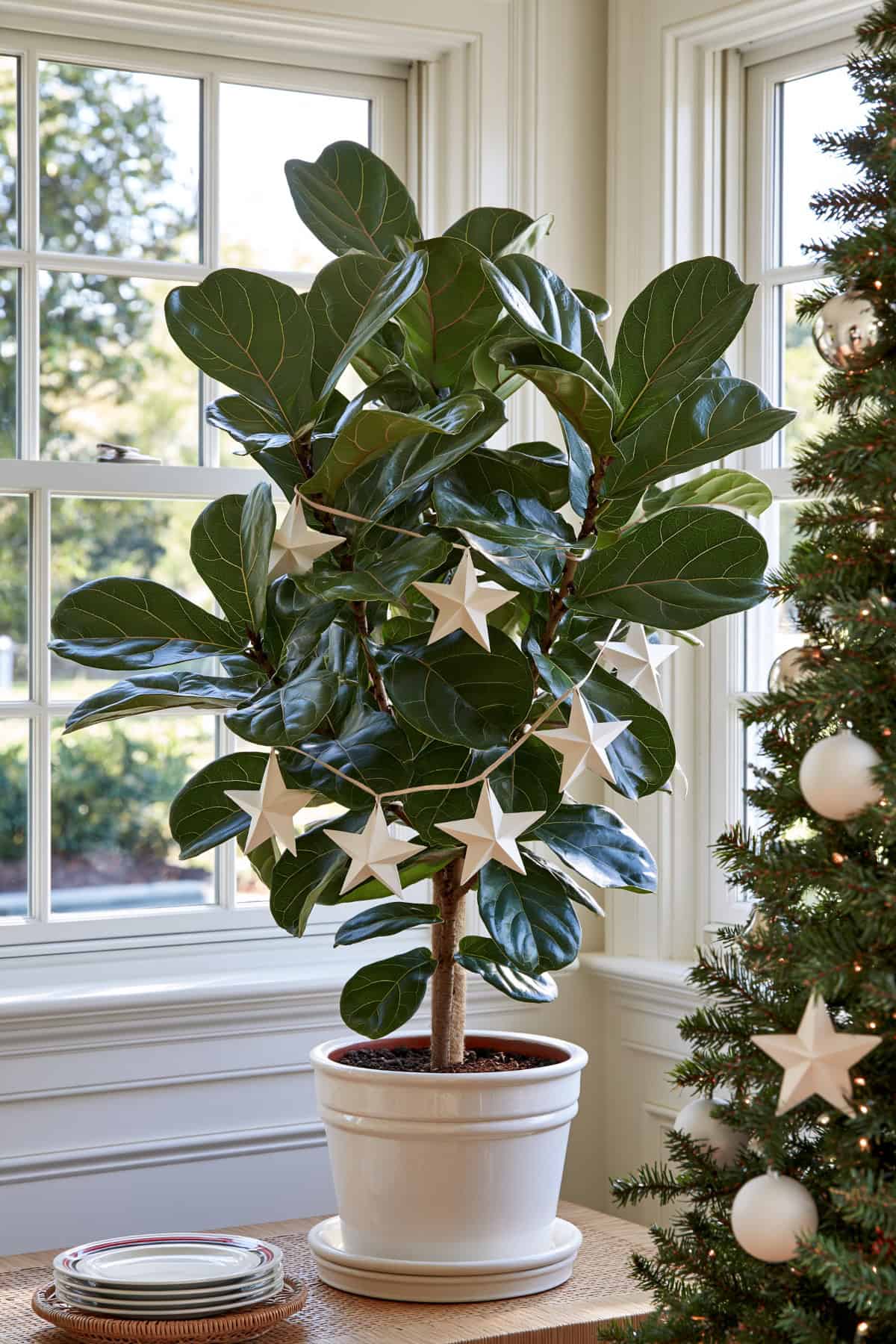 Wrap Garlands Around Larger Plants