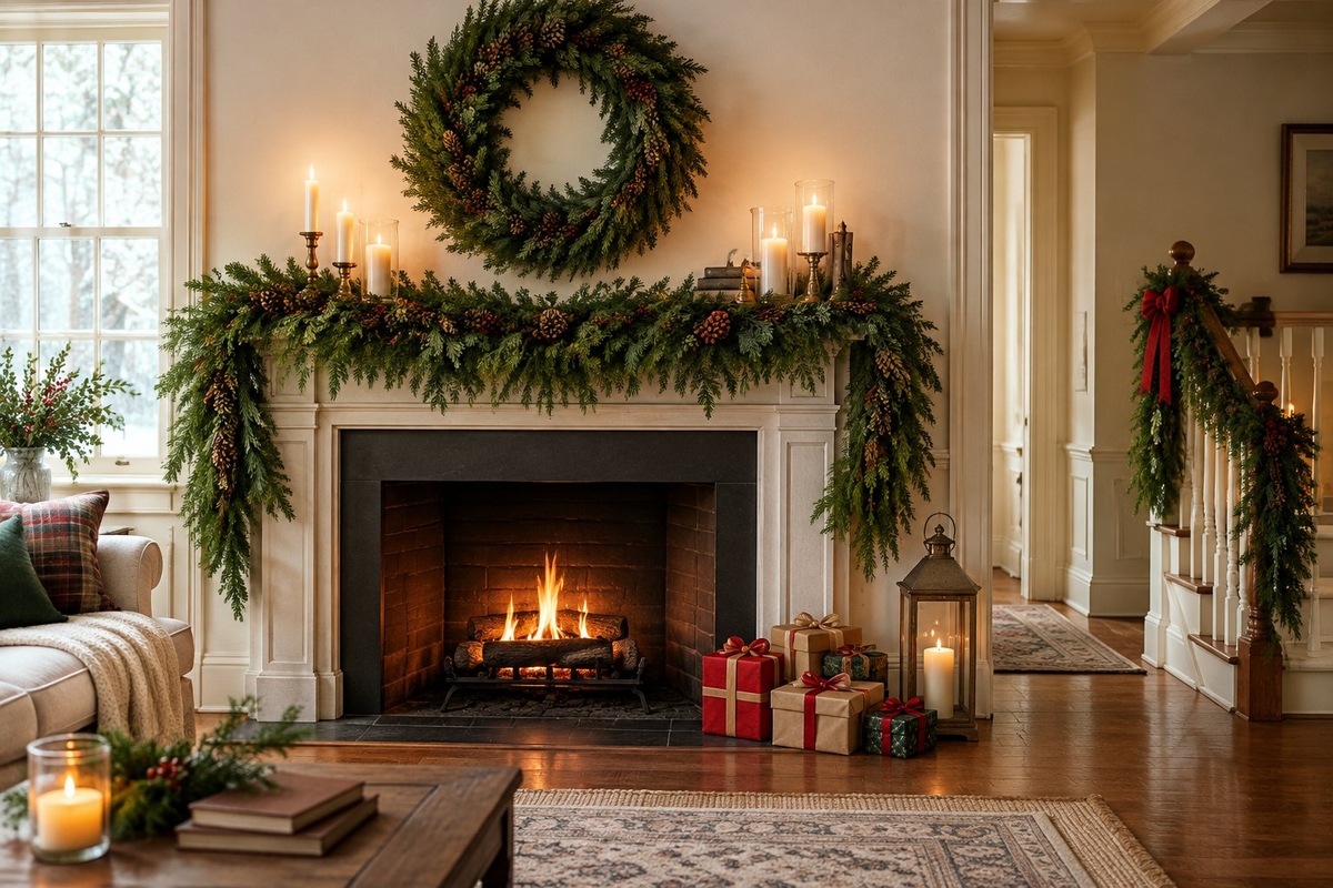 Christmas Garland and Greenery Decorating Ideas